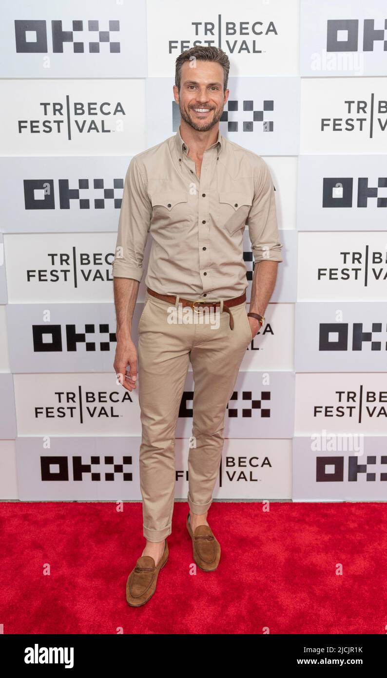 New York, US, June 13, 2022. Ryan Cooper attends premiere of "Cha Cha Real  Smooth" during