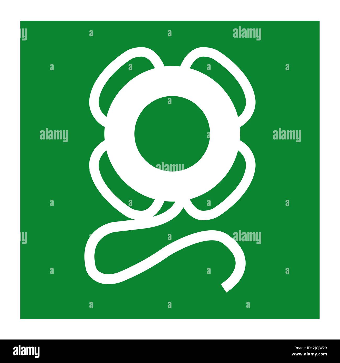 Emergency Lifebuoy Symbol Sign Isolate On White Background,Vector Illustration EPS.10 Stock Vector