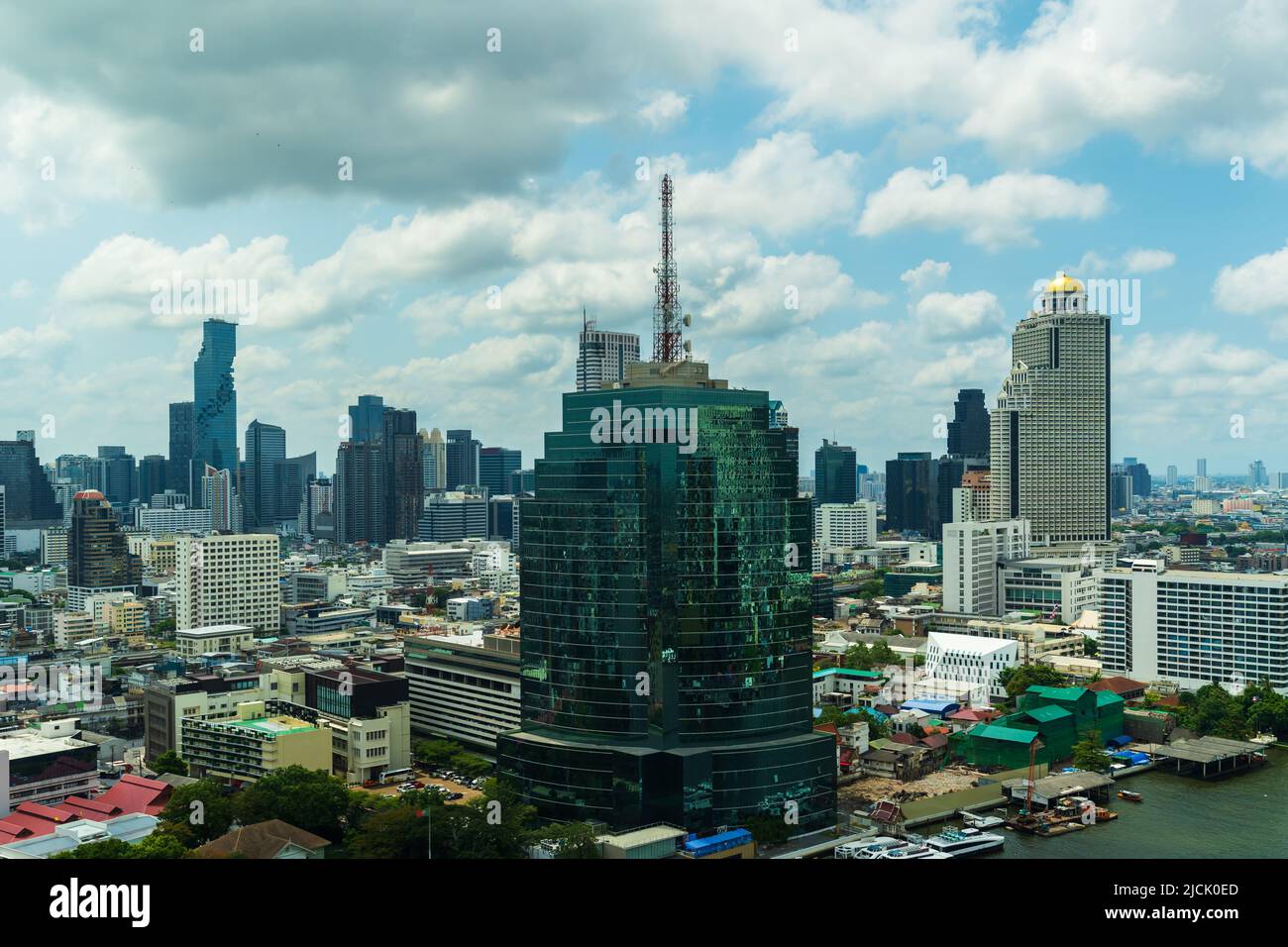 high-rise building cityscape in Bangkok city, Thailand Stock Photo