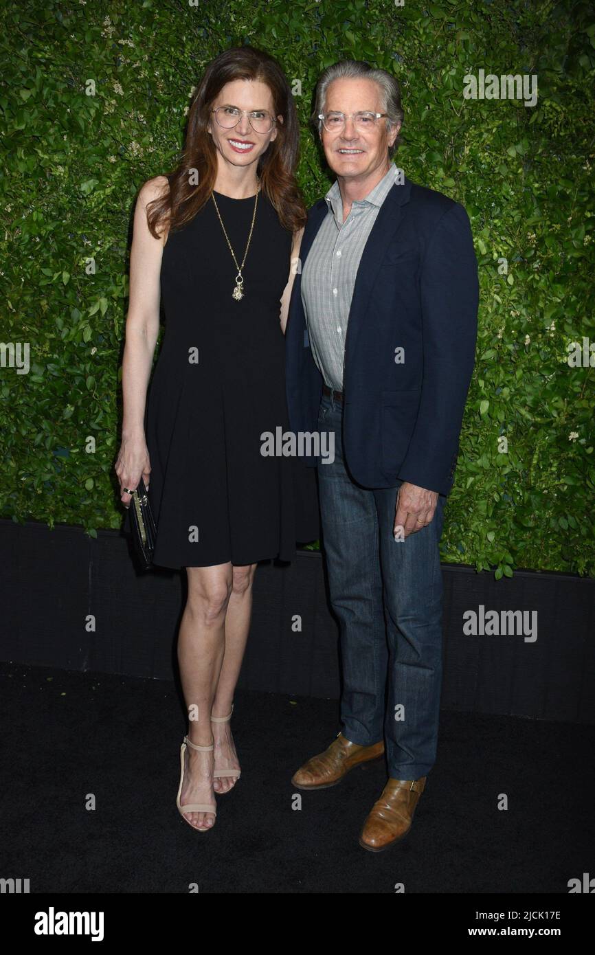 New York, NY, USA. 13th June, 2022. Desiree Gruber, Kyle MacLachlan at  arrivals for Chanel 15th Annual Tribeca Artists Dinner, Balthazar, New  York, NY June 13, 2022. Credit: Quoin Pics/Everett Collection/Alamy Live