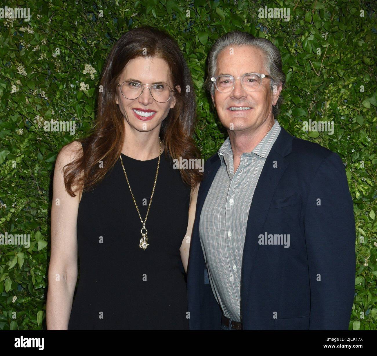 New York, NY, USA. 13th June, 2022. Desiree Gruber, Kyle MacLachlan at  arrivals for Chanel 15th Annual Tribeca Artists Dinner, Balthazar, New  York, NY June 13, 2022. Credit: Quoin Pics/Everett Collection/Alamy Live
