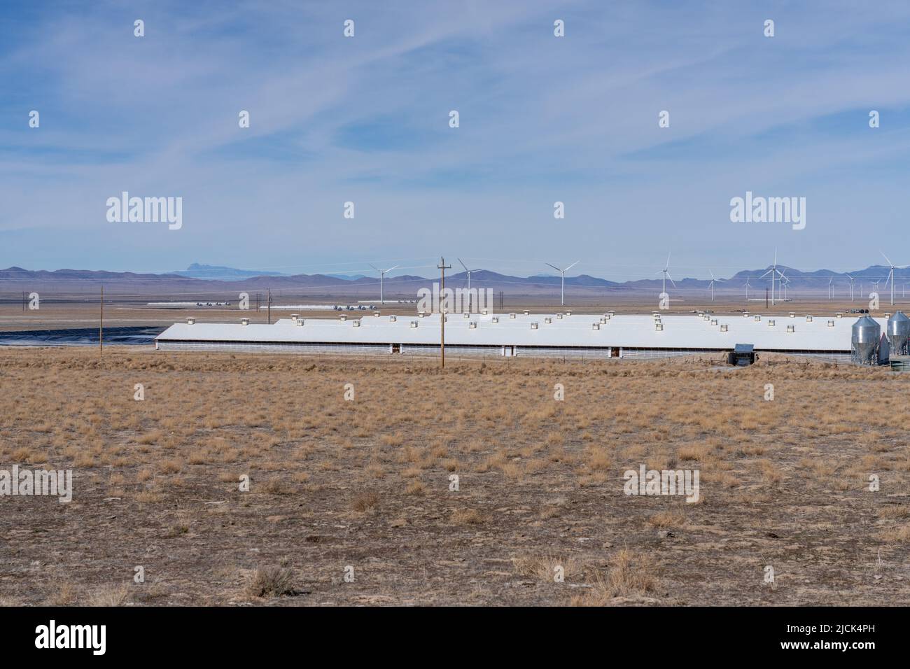 Two sources of renewable energy wind & biogas. Inside the Milford