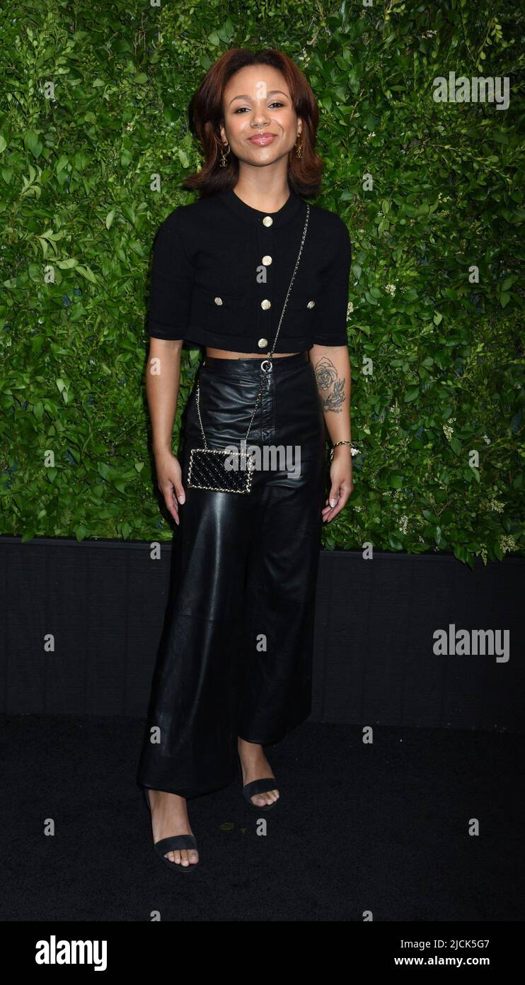 New York, NY, USA. 13th June, 2022. Myha'la Herrold at arrivals for Chanel 15th Annual Tribeca Artists Dinner, Balthazar, New York, NY June 13, 2022. Credit: Quoin Pics/Everett Collection/Alamy Live News Stock Photo