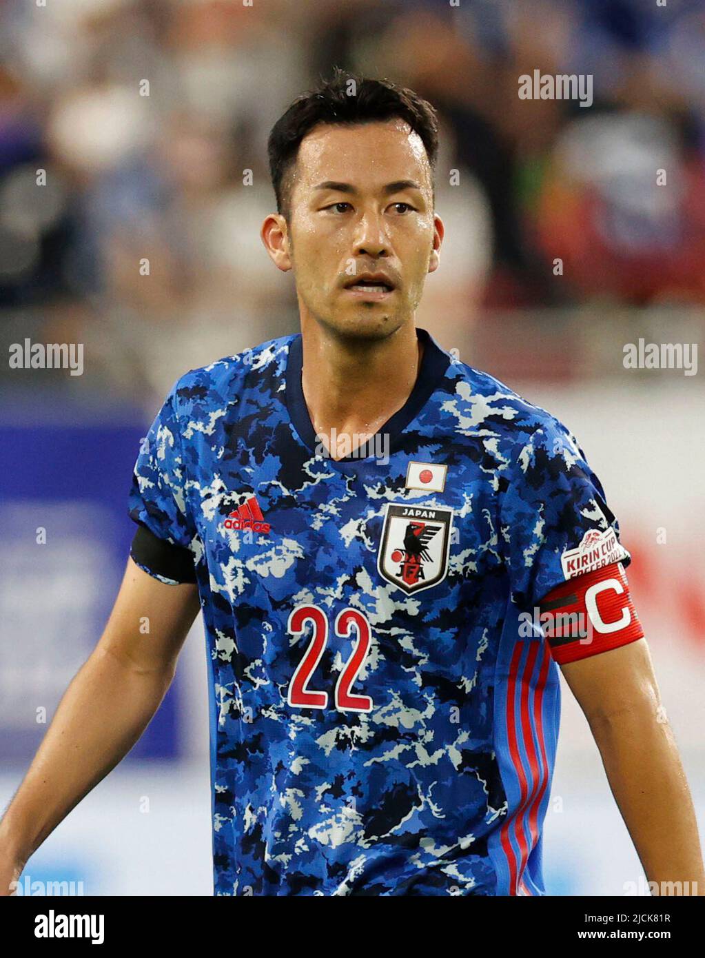 Hyogo, Japan. 10th June, 2022. Maya Yoshida (JPN) Football/ Soccer : KIRIN Cup Soccer 2022 between Japan 4-1 Ghana at Noevir Stadium Kobe in Hyogo, Japan . Credit: AFLO/Alamy Live News Stock Photo