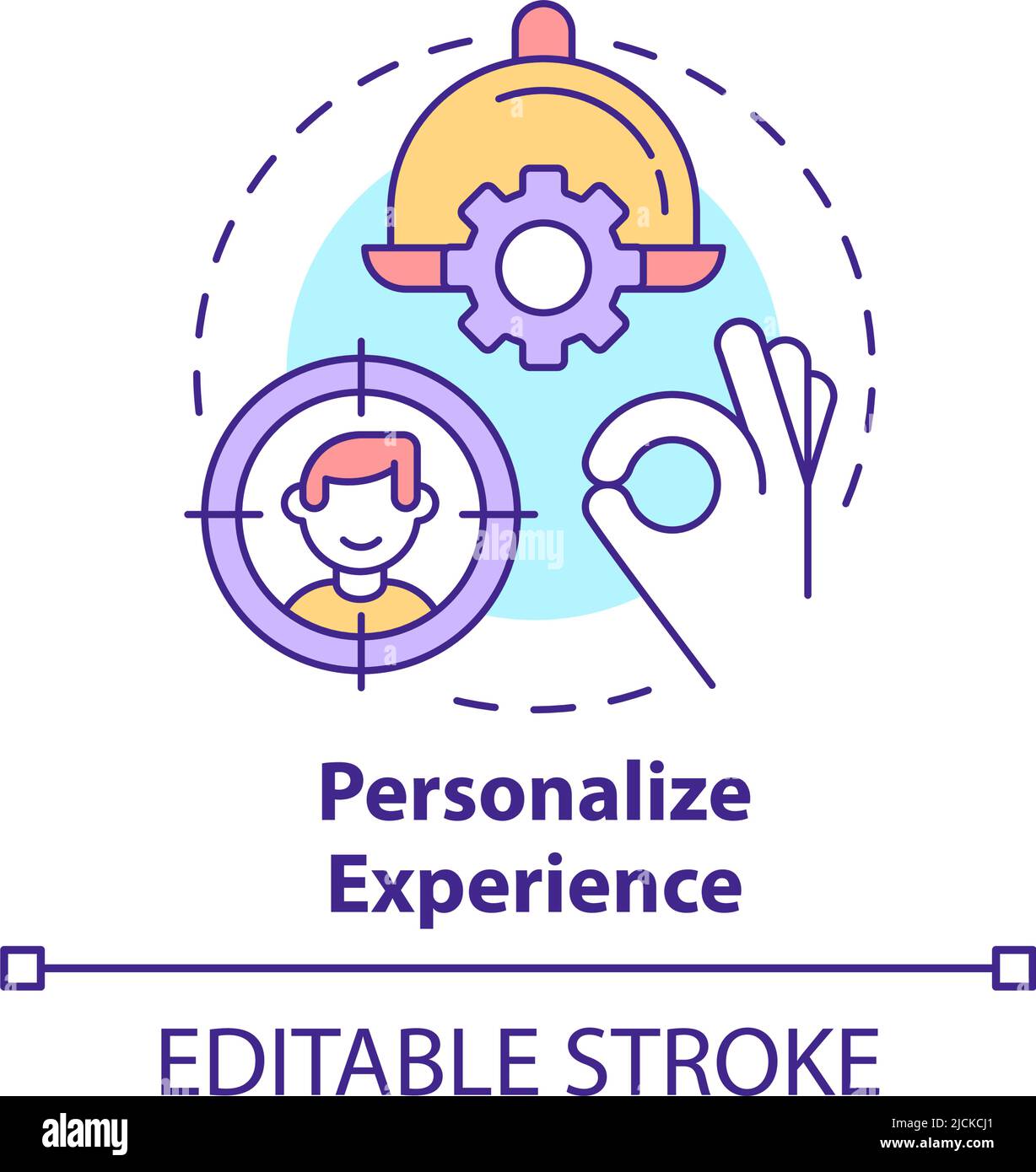 Personalize experience concept icon Stock Vector Image & Art - Alamy