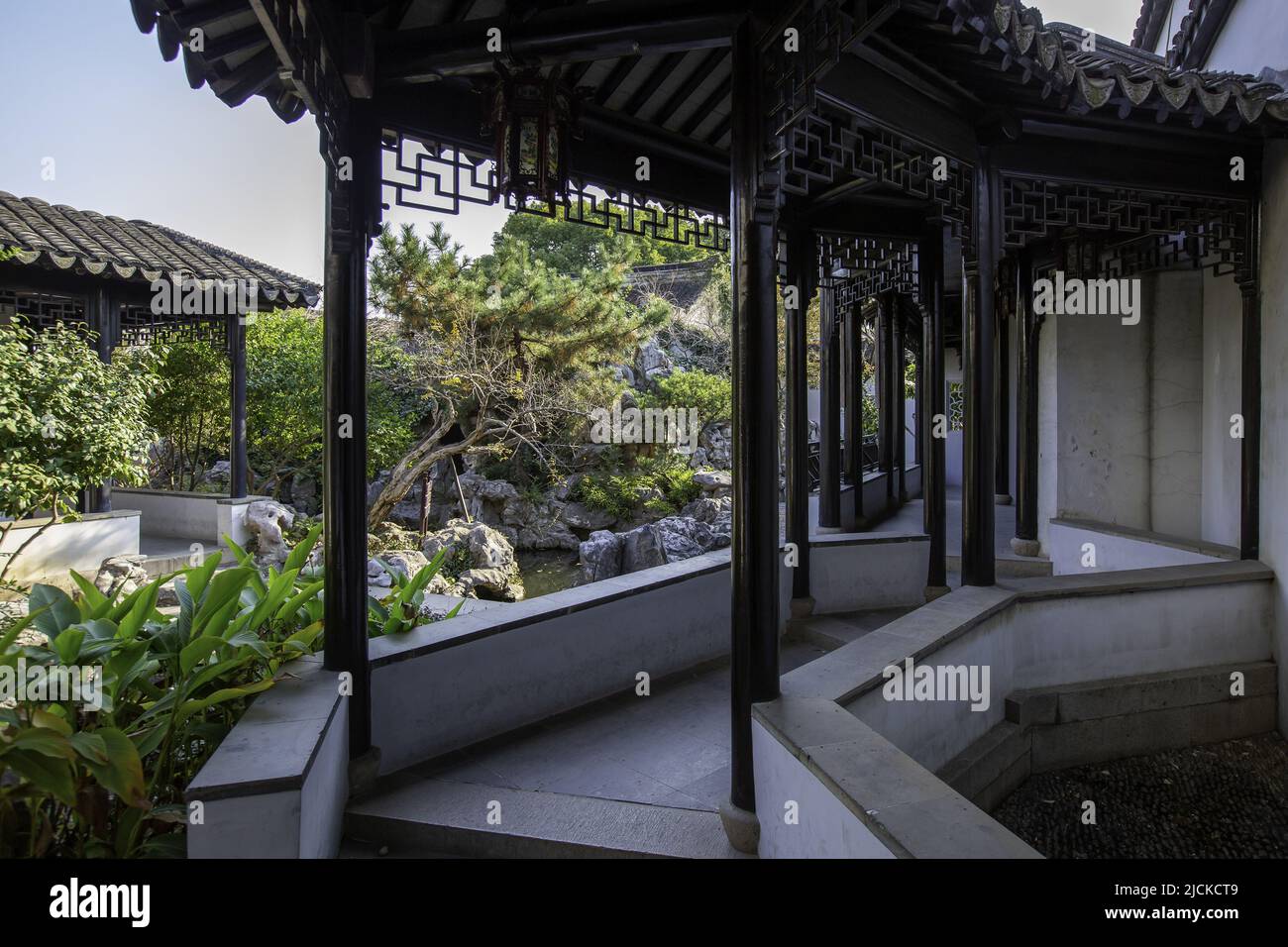 Yans garden in suzhou Stock Photo