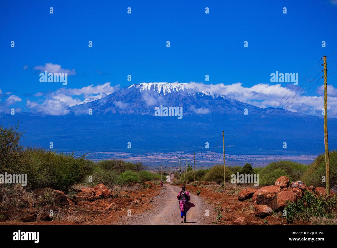 Mount Kilimanjaro Dormant Volcano In United Republic Of Tanzania Kibo ...