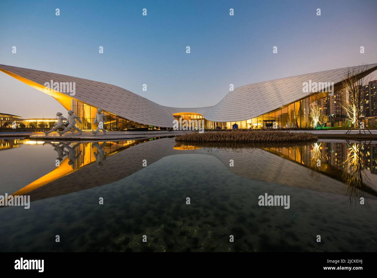 Chengdu tianfu arts center park Stock Photo - Alamy