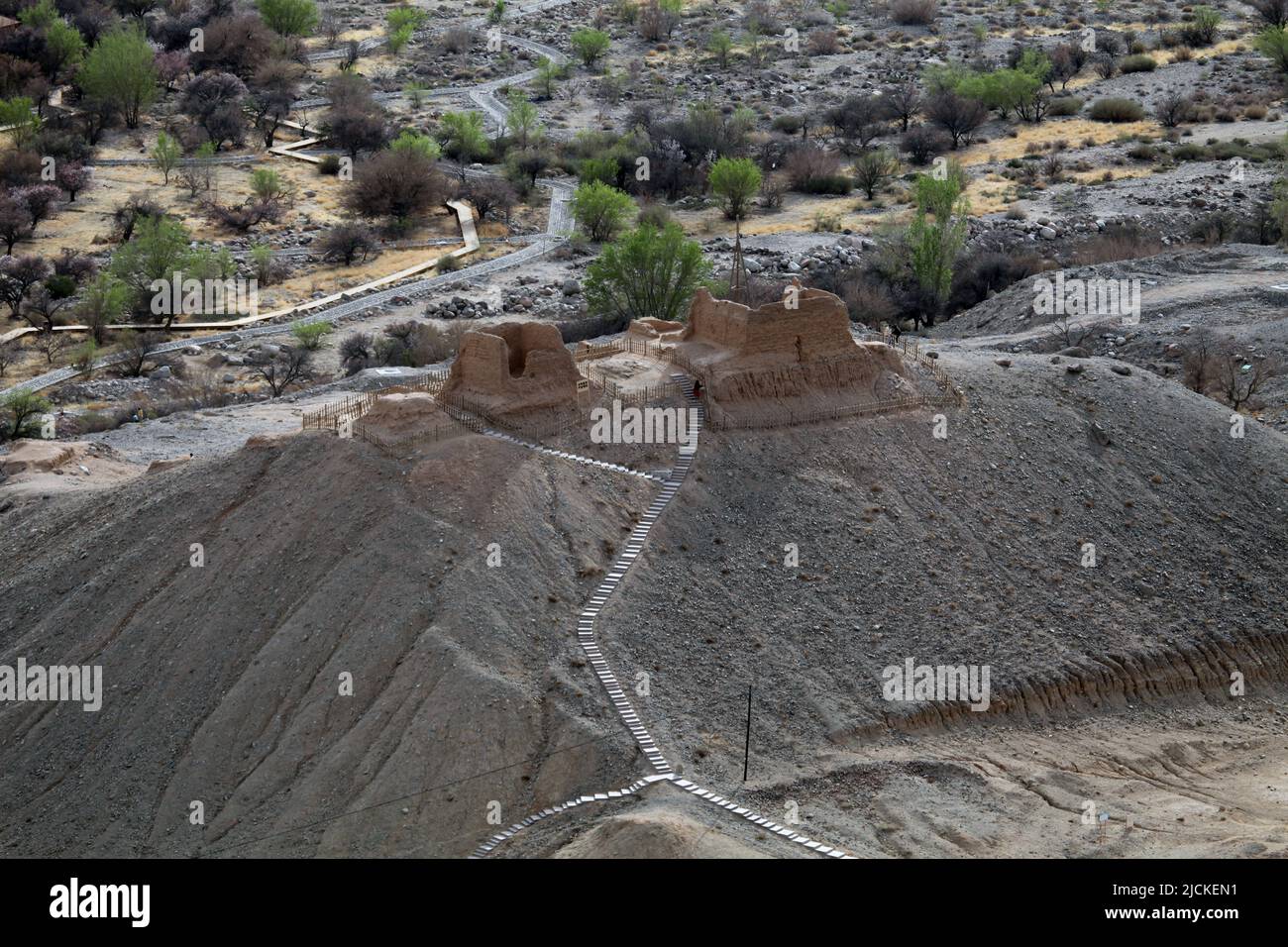Xinjiang Hami Back To The King Summer Palace Temple Ditch Temple Ruins xinjiang-hami-back-to-the-king-summer-palace-temple-ditch-temple-ruins
