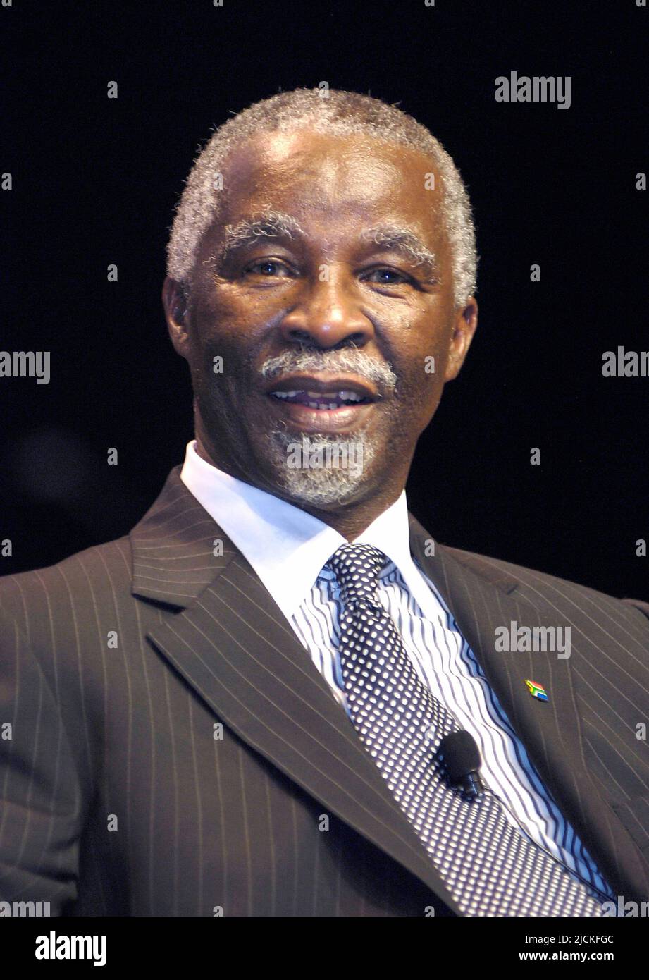 ARCHIVE PHOTO: Thabo MBEKI celebrates his 80th birthday on June 17th, 2022, Thabo MBEKI, RSA, President of South Africa, politician, portrait, portrait, presentation for the Soccer World Cup 2010 in South Africa/Africa on July 7th, 2006 in the Tempodrom in Berlin; Soccer World Cup 2006 FIFA World Cup 2006, from 09.06. - 09.07.2006 in Germany Stock Photo