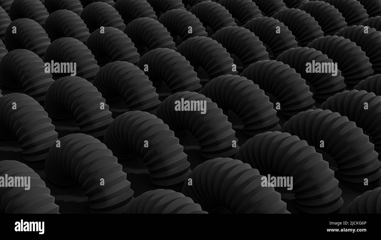 Wallpaper 3d render, Background pipes, 4k Background, Bent abstract