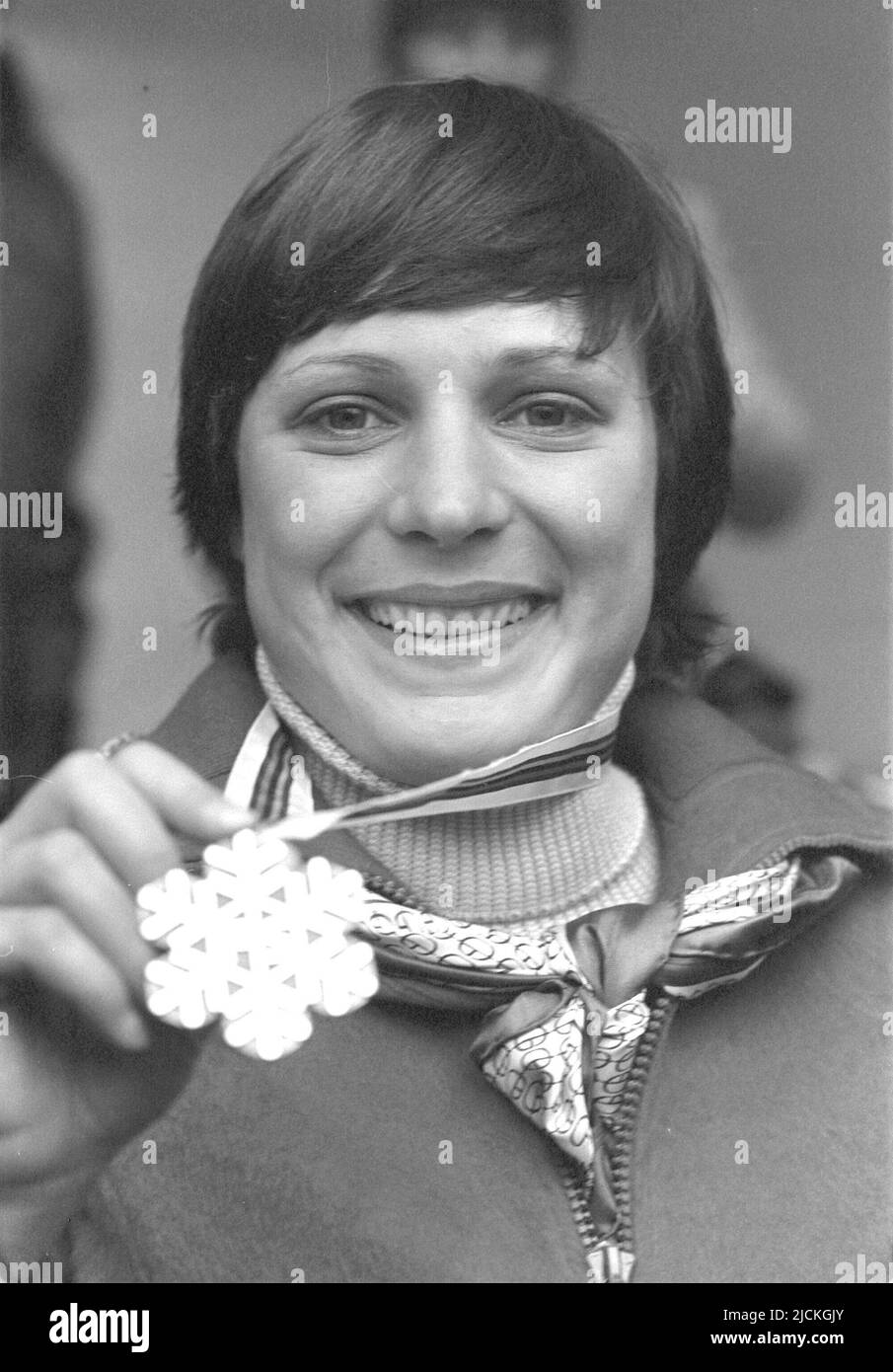 Photo Historique – Ski : Descente Hommes WCH Garmisch 1978 Avec Ken Read