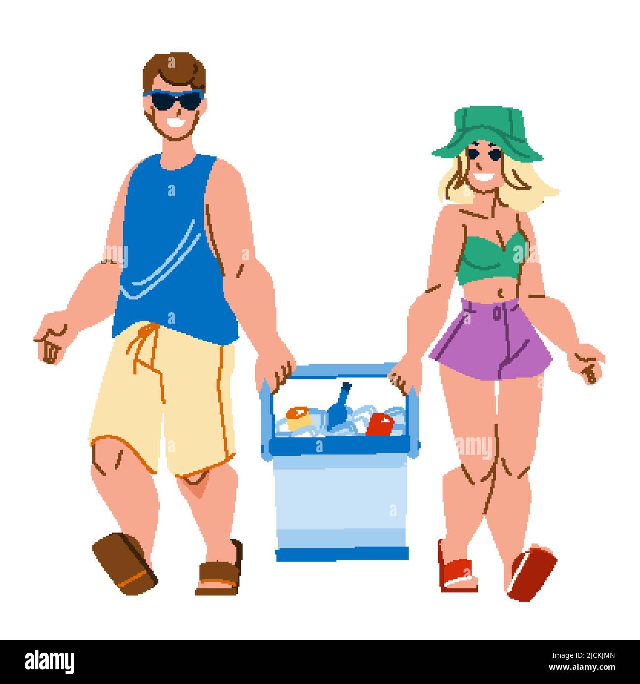 cooler box vector Stock Vector Image & Art Alamy