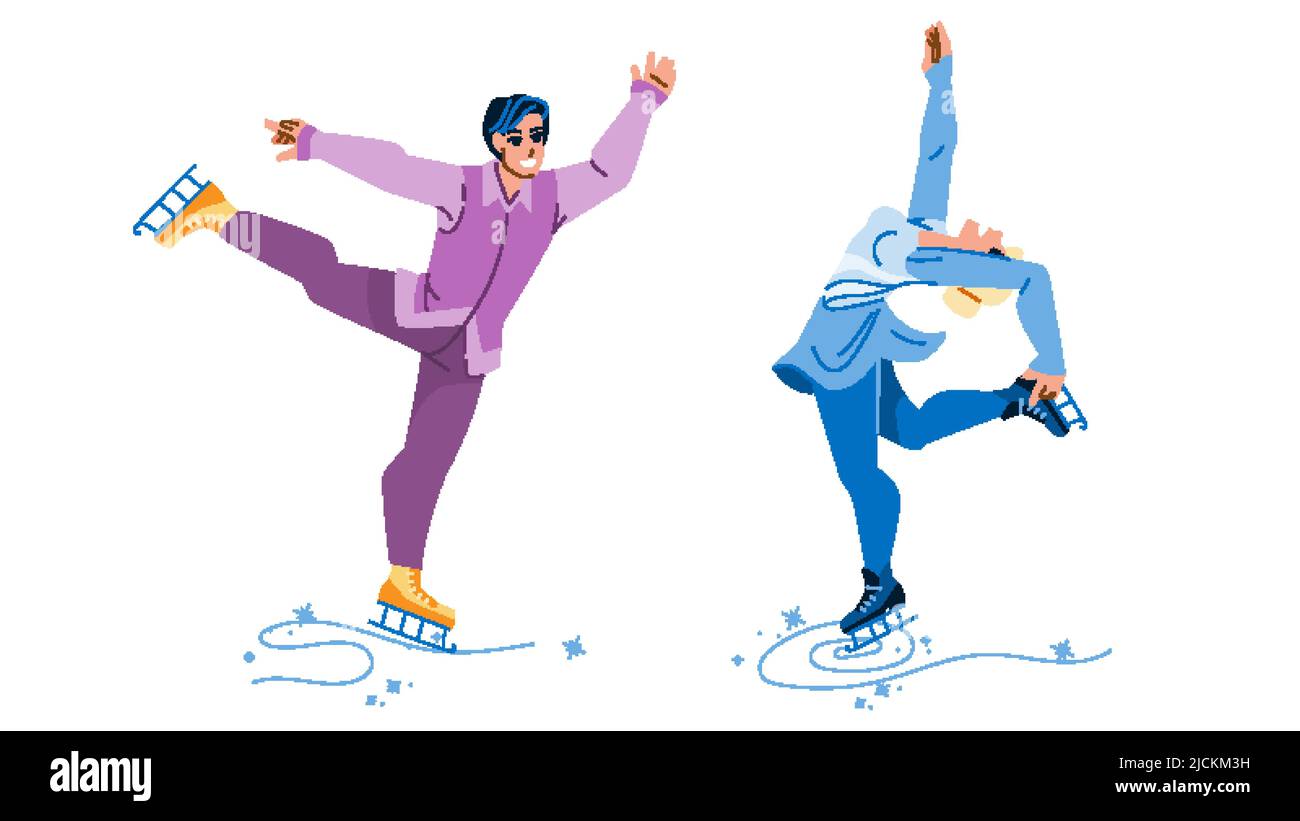 figure skating vector Stock Vector Image & Art Alamy