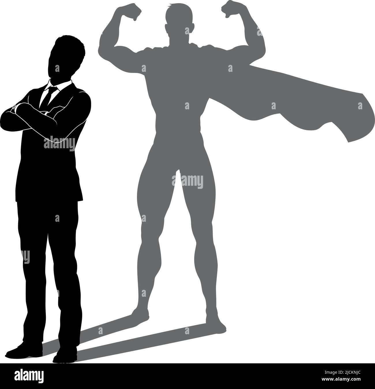 Business leader silhouetted Stock Vector Images - Alamy