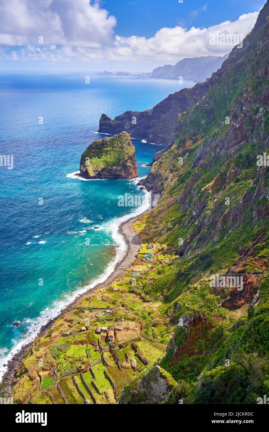 Northern coastline of  Madeira Island, Portugal Stock Photo