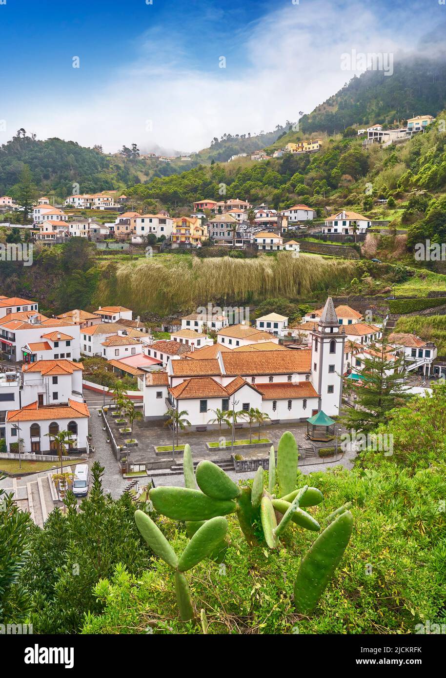 Sao Vicente Village, Madeira Island, Portugal Stock Photo