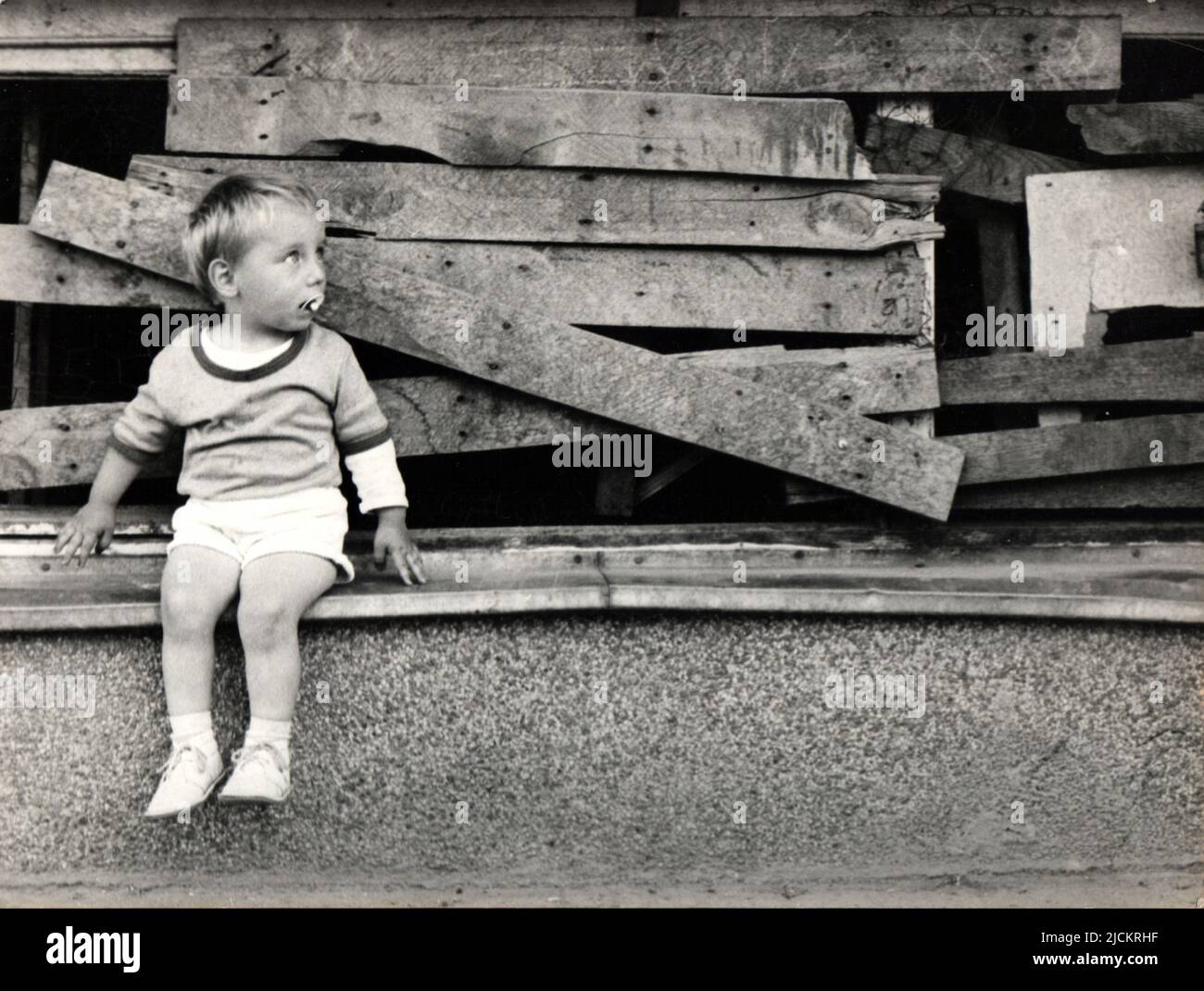 black and white picture of a Boy , 1985 Stock Photo Alamy