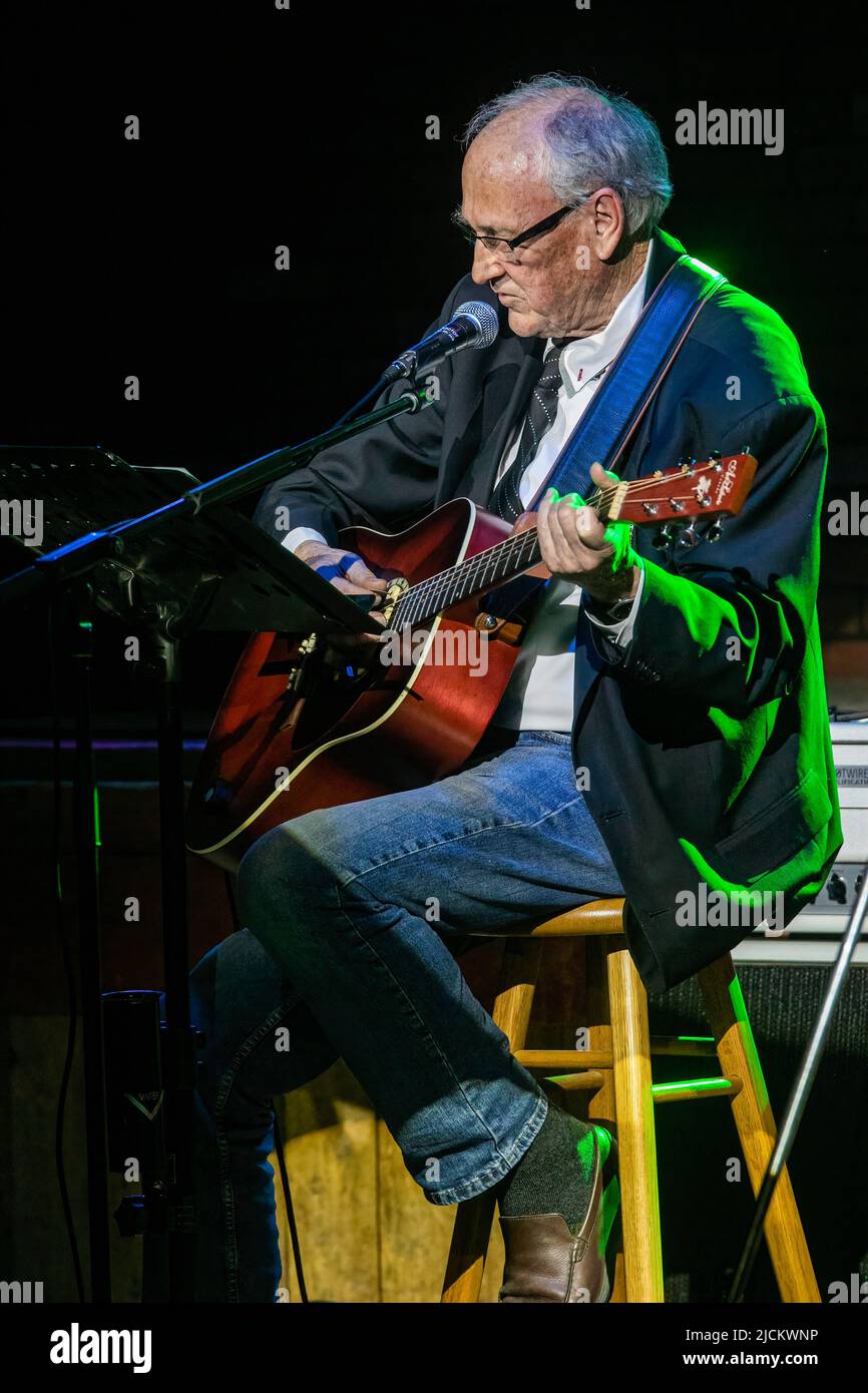Edmonton, Canada. 11th June, 2022. Canadian Country Music Legend R Harlan Smith performs during the 30th Anniversary of Global Country Music Canada at Cook County Saloon. Credit: SOPA Images Limited/Alamy Live News Stock Photo