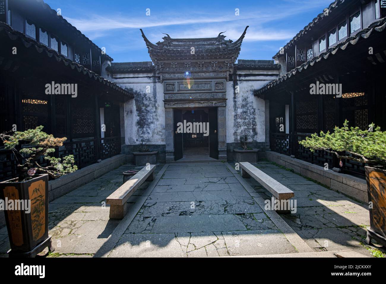 Suzhou city, jiangsu province kunshan zhouzhuang town matsushige shen hall hall Stock Photo