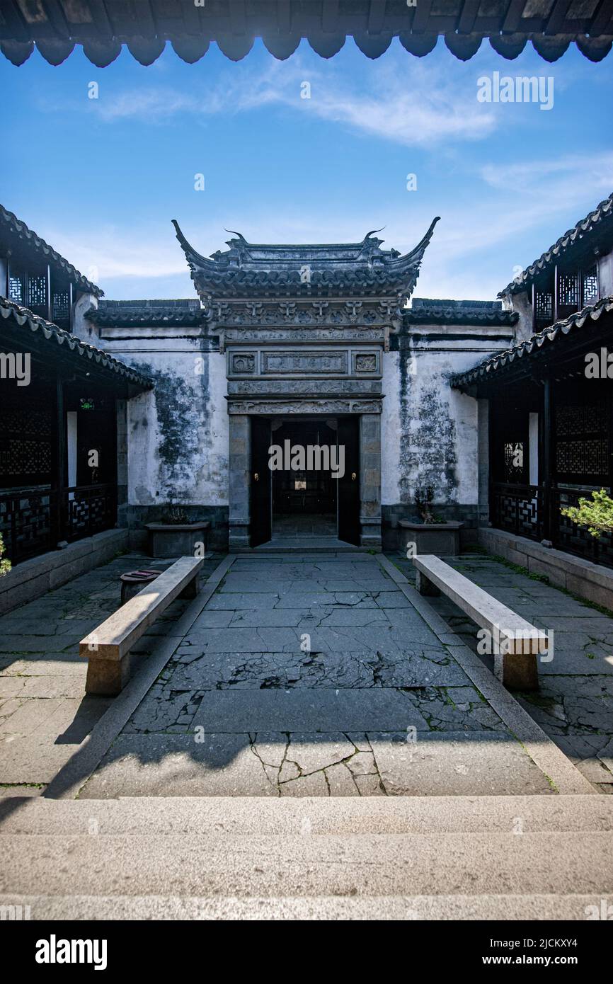 Suzhou city, jiangsu province kunshan zhouzhuang town matsushige shen hall hall Stock Photo