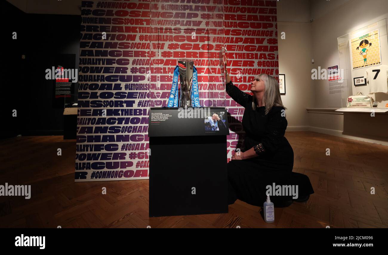 Brighton, UK. 14th June, 2022. Head of Exhibitions Helen Grundy