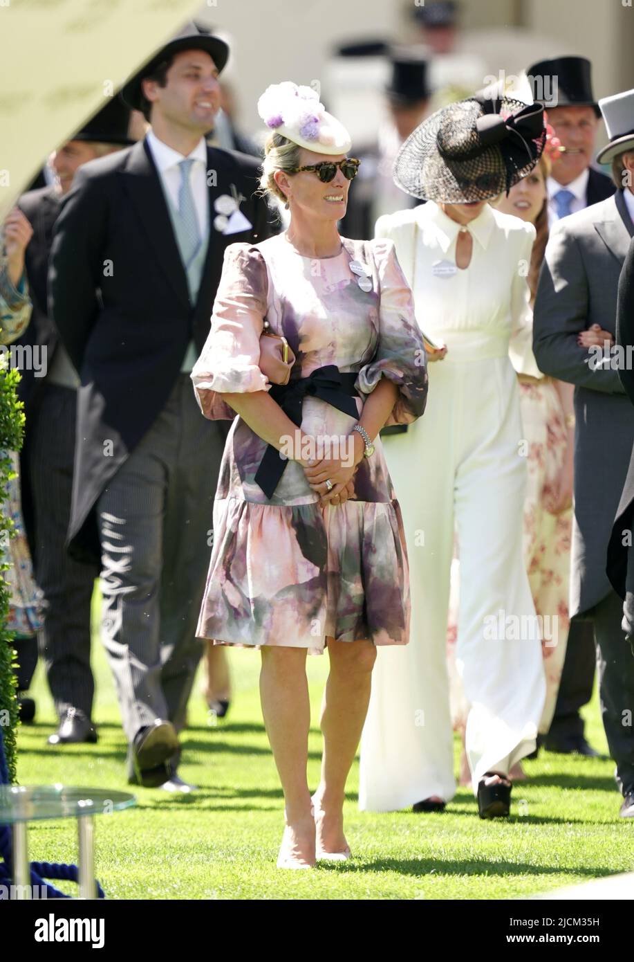 Zara Tindall arriving during day one of Royal Ascot at Ascot Racecourse.  Picture date: Tuesday June 14, 2022 Stock Photo - Alamy