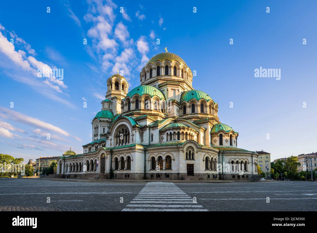 Alexander Nevsky Cathedral in Sofia, Bulgaria on a sunny day Stock Photo