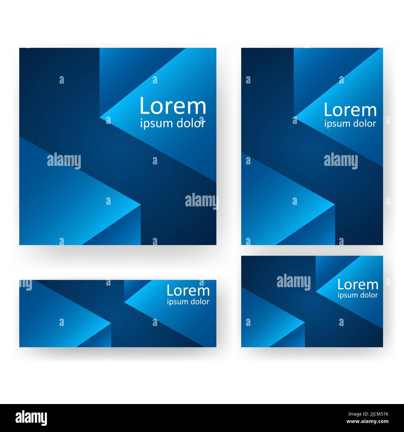 blue magazine cover gradient for business Stock Vector
