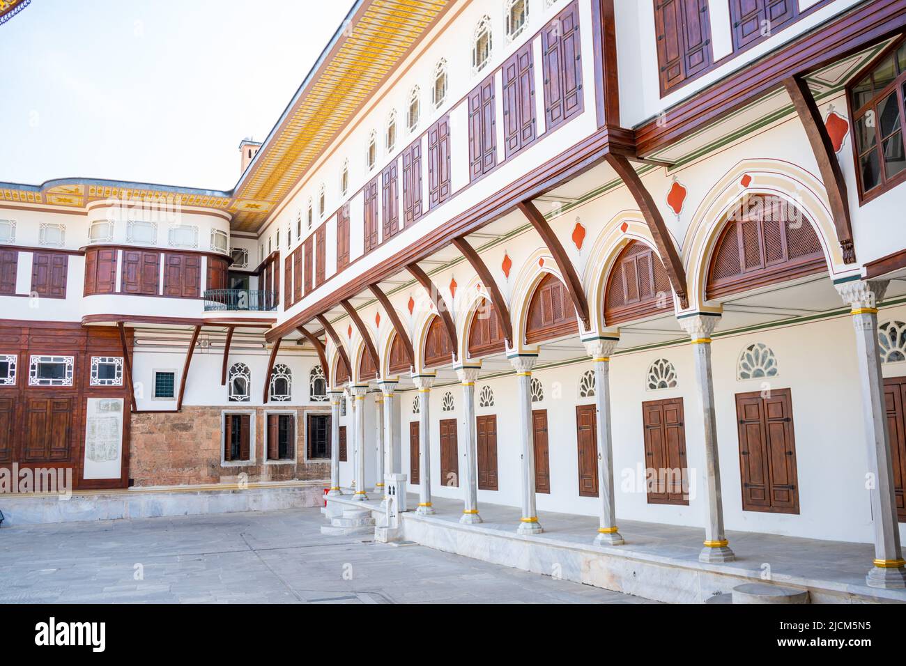 Istanbul, Turkey - May 28, 2022: Interior of Topkapi Palace, detail and ...