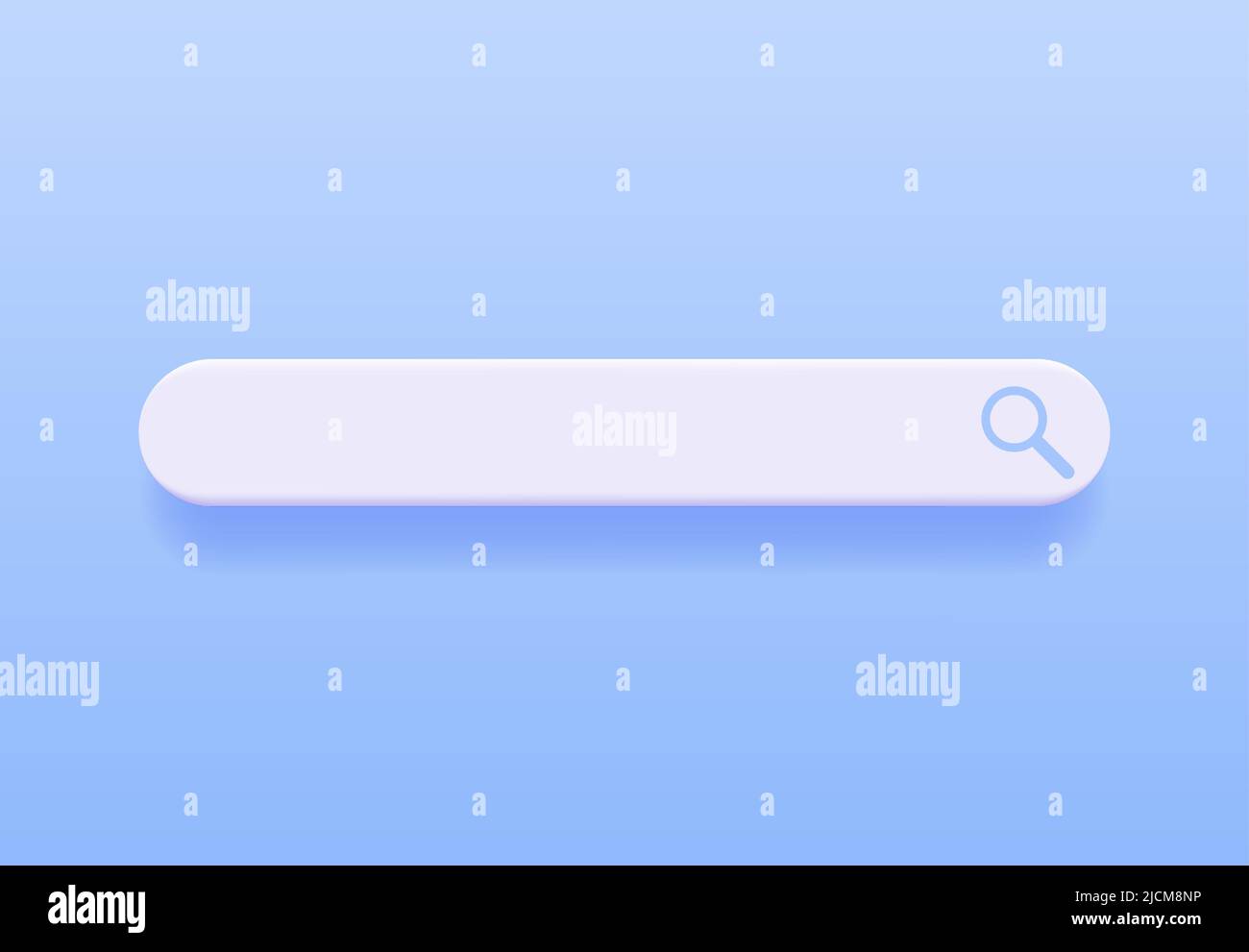 3D Search Bar Blank Isolated Stock Vector Image & Art - Alamy