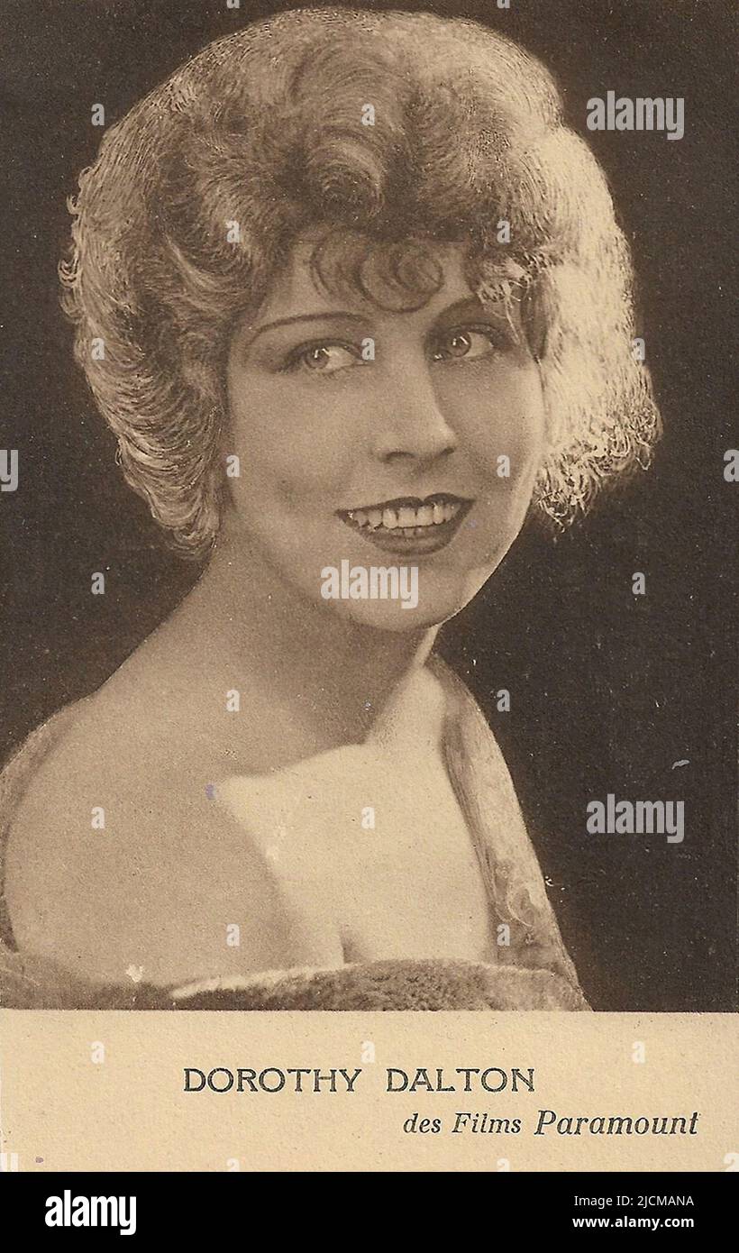Portrait of Dorothy Dalton 003 Silent Hollywood era Stock Photo Alamy