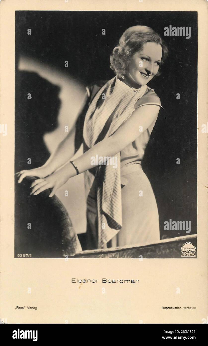 Portrait of Eleanor Boardman 002 Silent Hollywood era Stock Photo Alamy