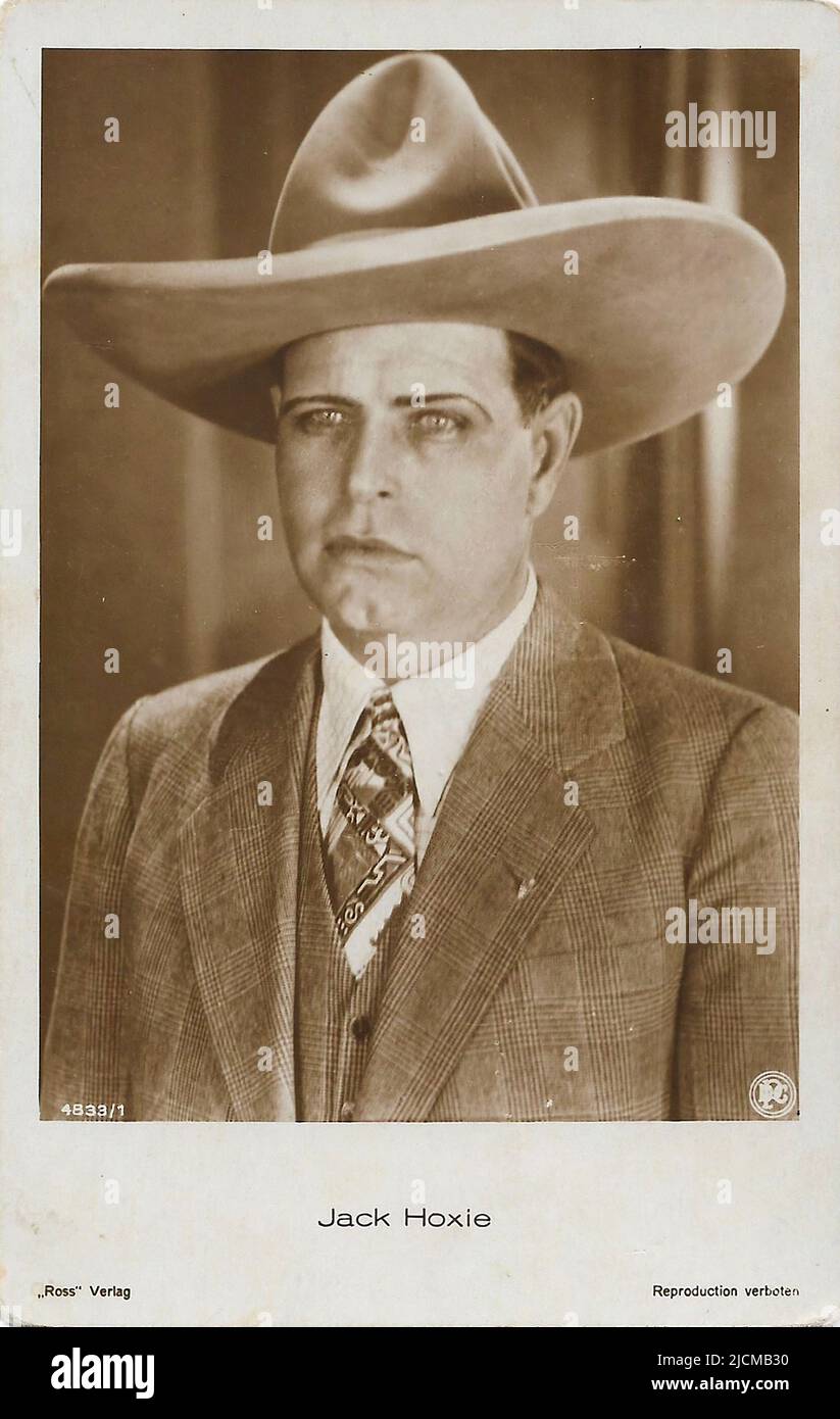 Portrait of Jack Hoxie 003 Silent Hollywood era Stock Photo Alamy
