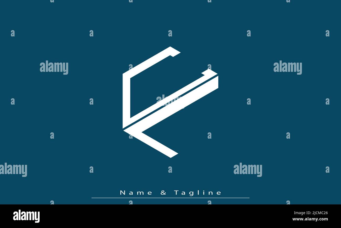 Alphabet letters Initials Monogram logo CL , LC Stock Vector