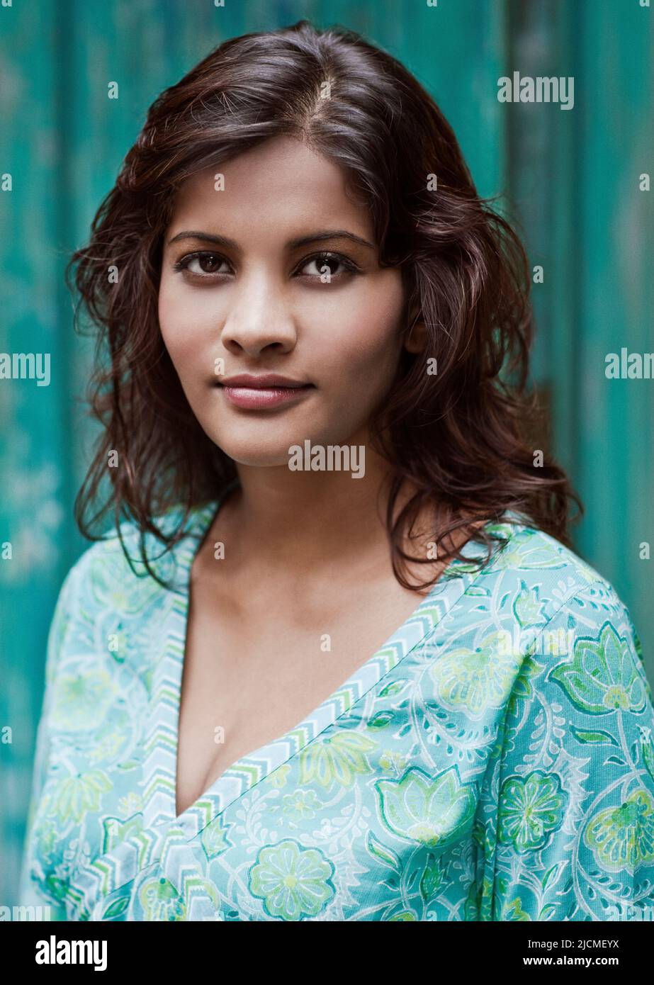 Portrait of a twenty something Sri Lankan woman. Saman Villas Resort. Aturuwella, Bentota, Sri Lanka. Stock Photo