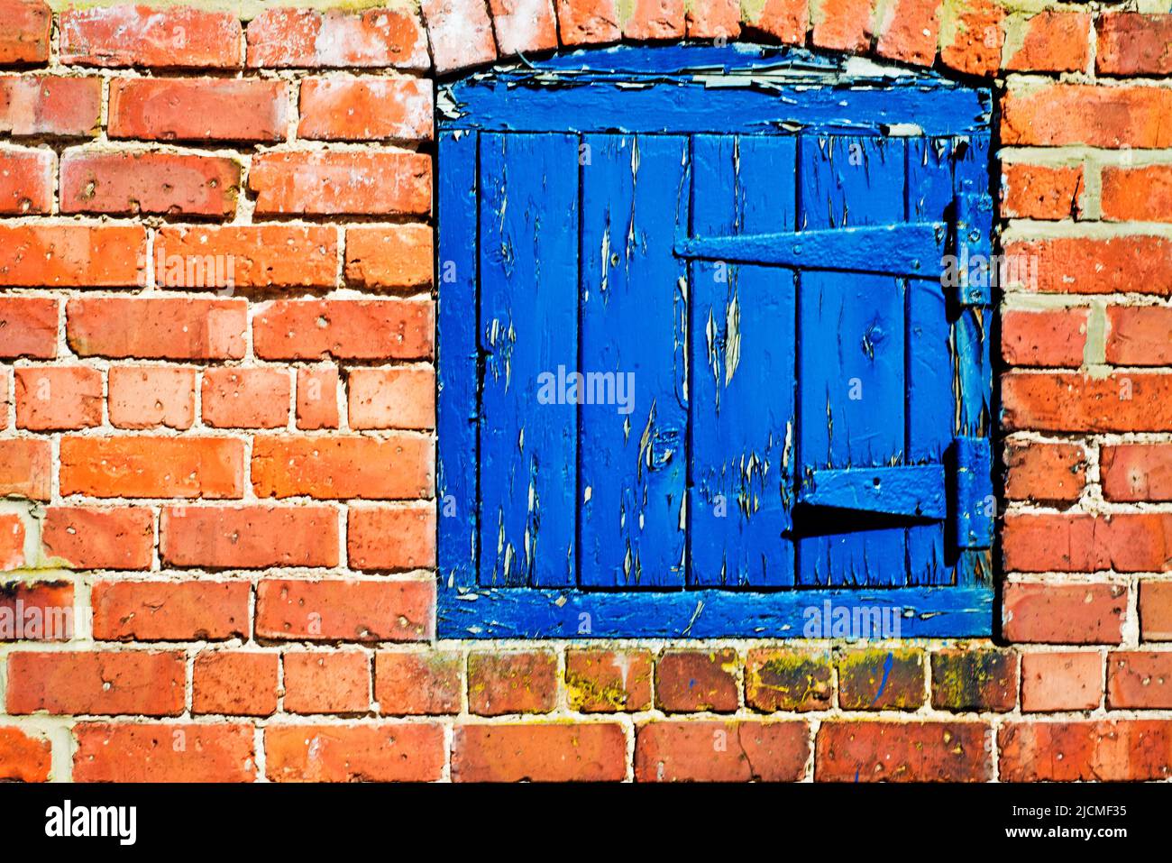 Back alley coal house door, Darlington, England Stock Photo Alamy