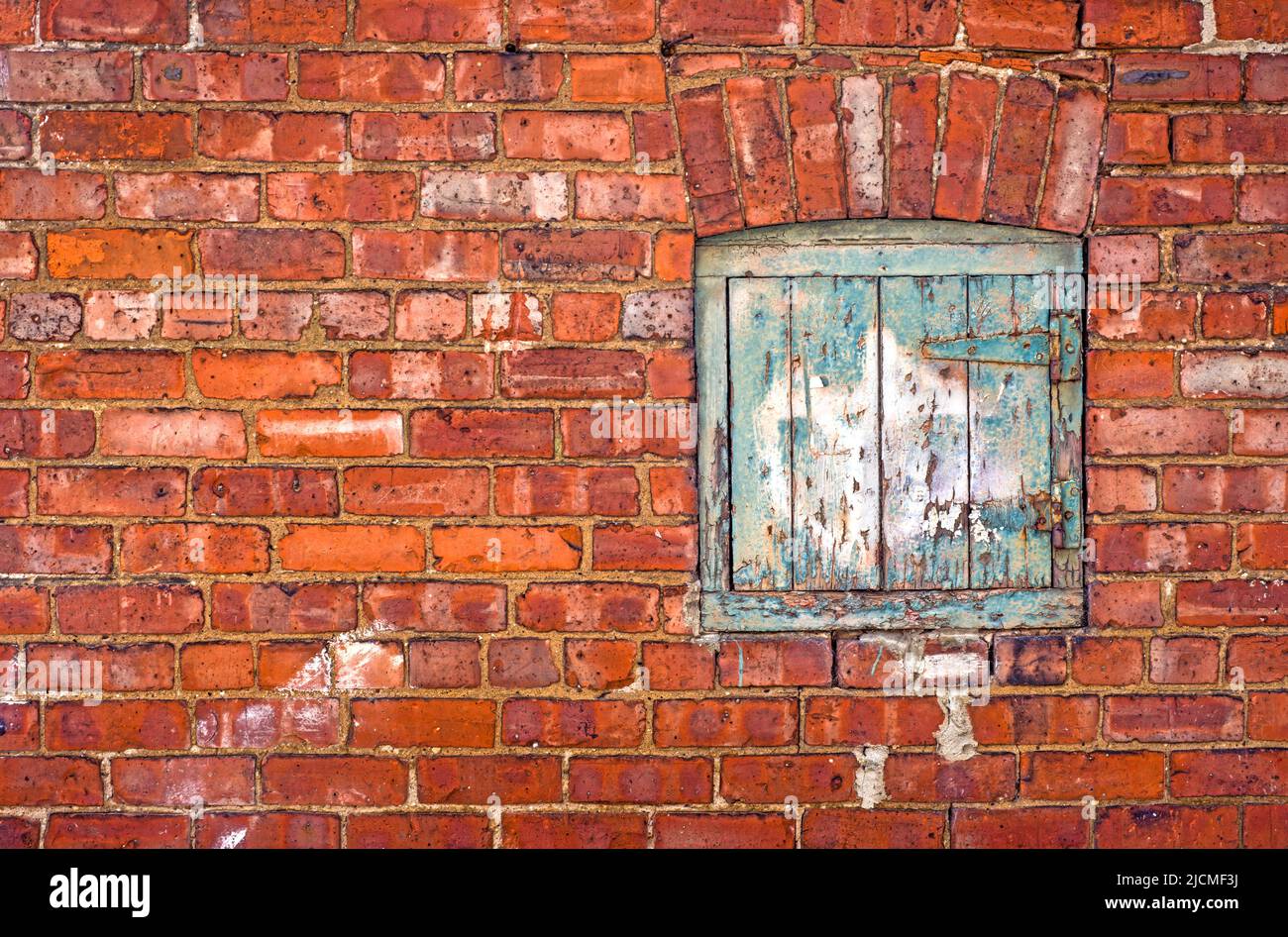 Back alley coal house door, Darlington, England Stock Photo Alamy