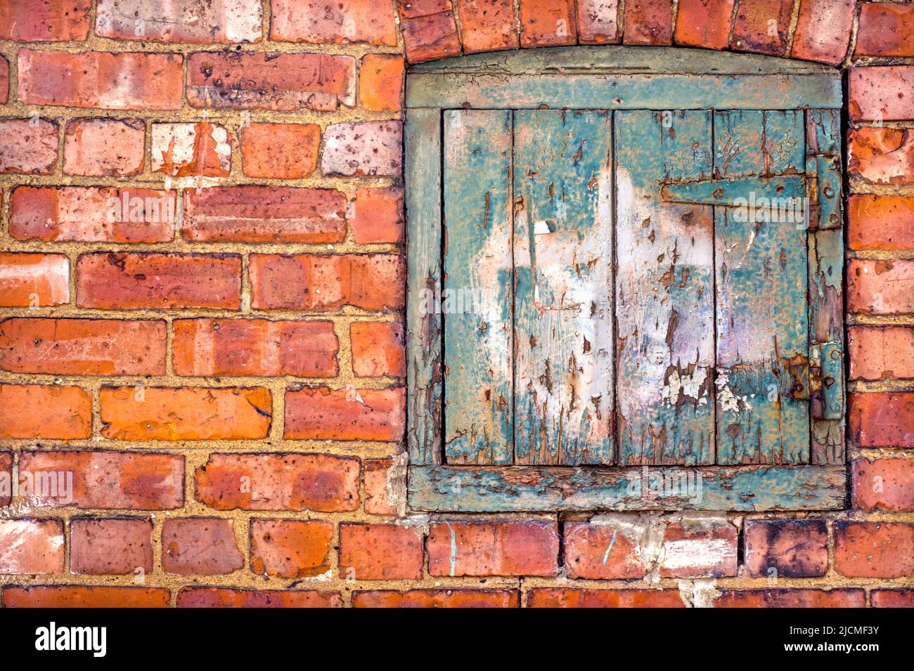 Back alley coal house door, Darlington, England Stock Photo Alamy