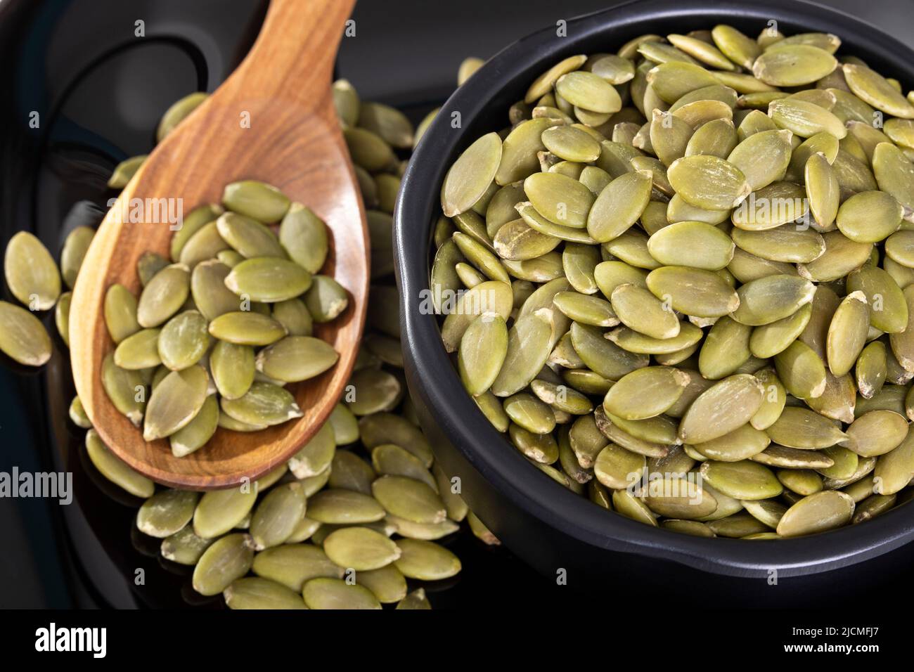 Seed Without Shell Delicious Raw Organic Pumpkin Seeds Without Shells Stock Photo - Alamy