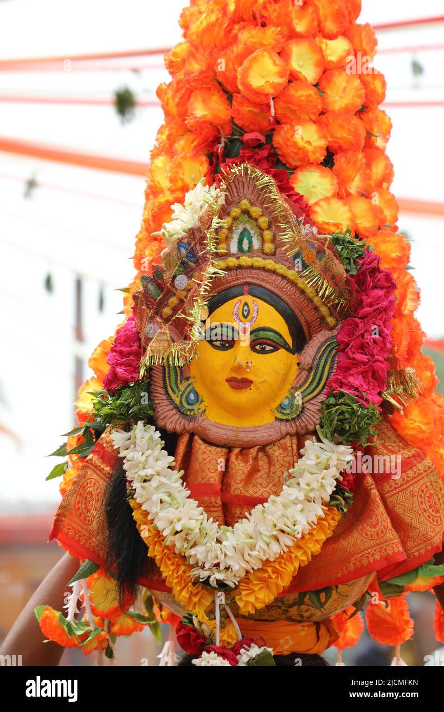 Hindu God Statue in a Temple Stock Photo - Alamy