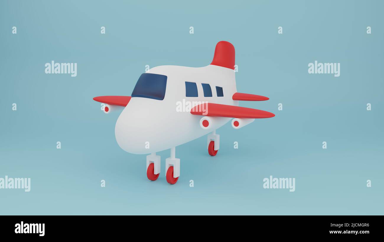 Airplane flying in sky stock photo alamy