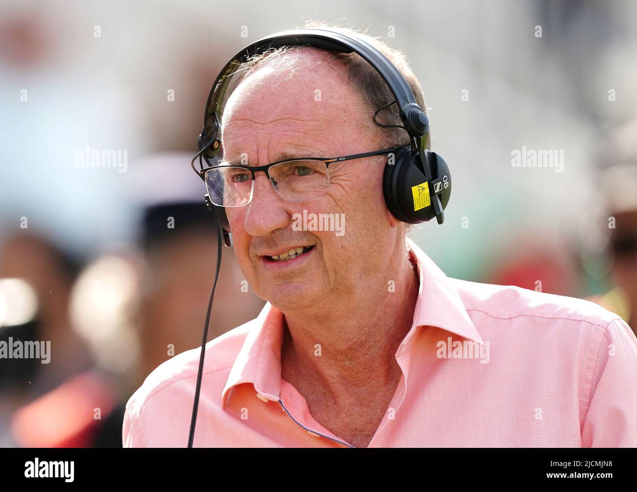 Cricket commentator Jonathan Agnew during day five of the Second LV