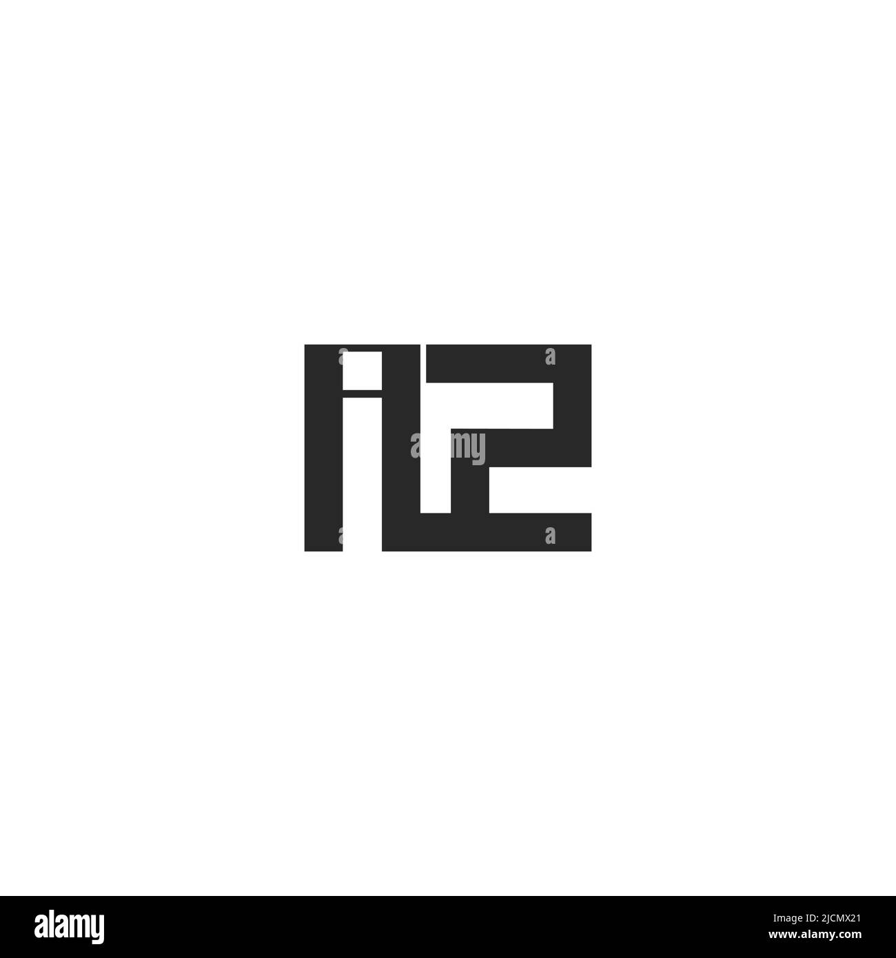 Alphabet letters Initials Monogram logo IZ, ZI, Z and I Stock Vector ...