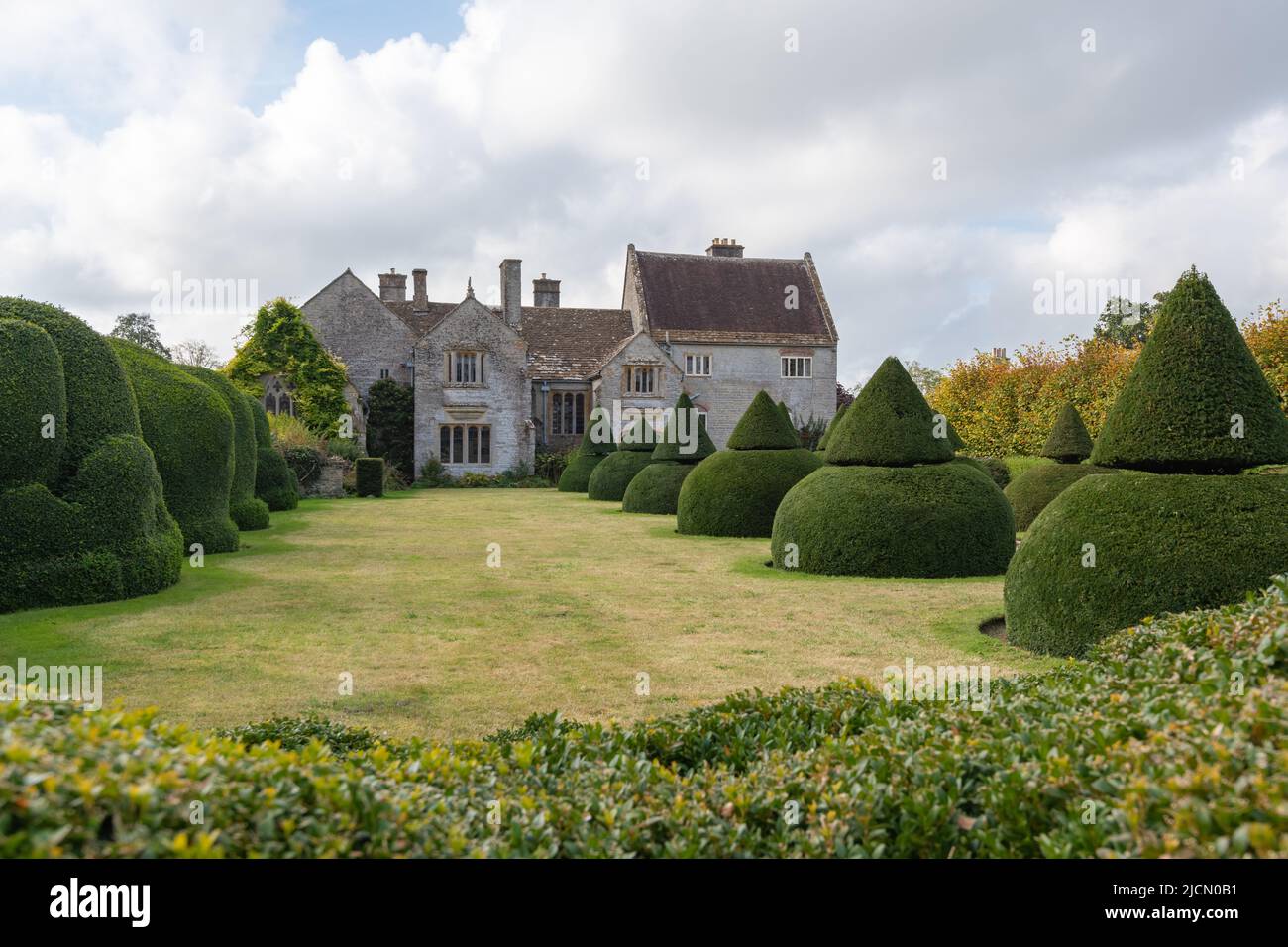 Charlton Mackrell.Somerset.United Kingdom.October 16th 2021.Lytes Cary manor house in Somerset