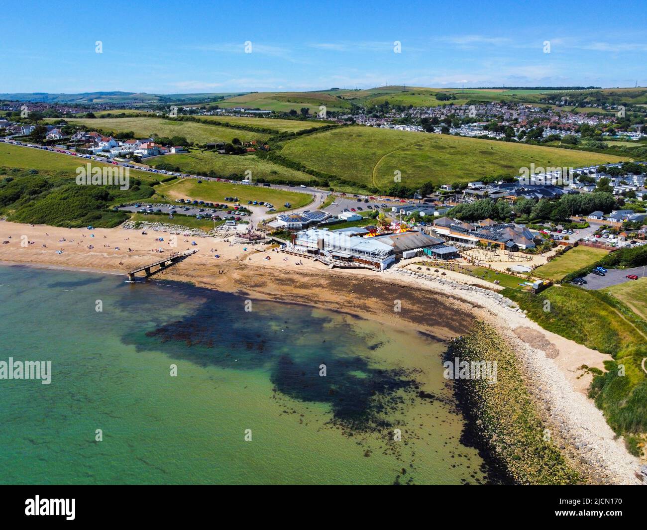 Bowleaze Cove, Weymouth, Dorset, UK. 14th June 2022. UK Weather. View ...