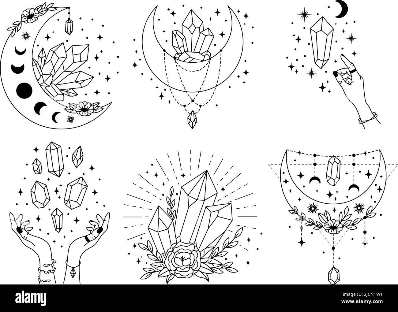 33 Different Types of Crystal Tattoo Design Ideas for Young  Tattoo Twist
