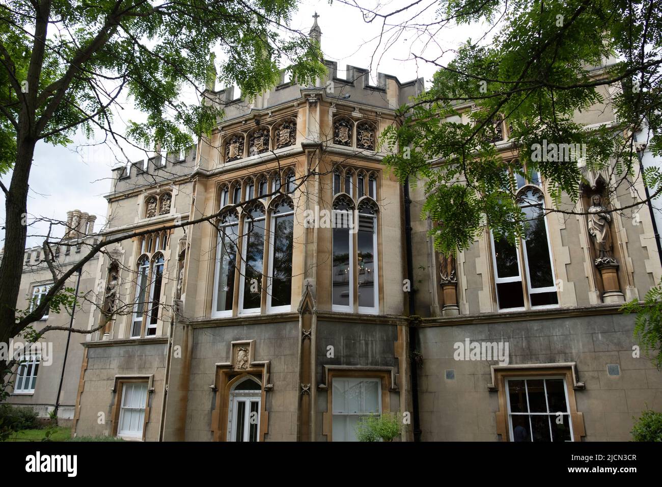 Amazing Strawberry hill Gothic style house,London,UK Stock Photo - Alamy