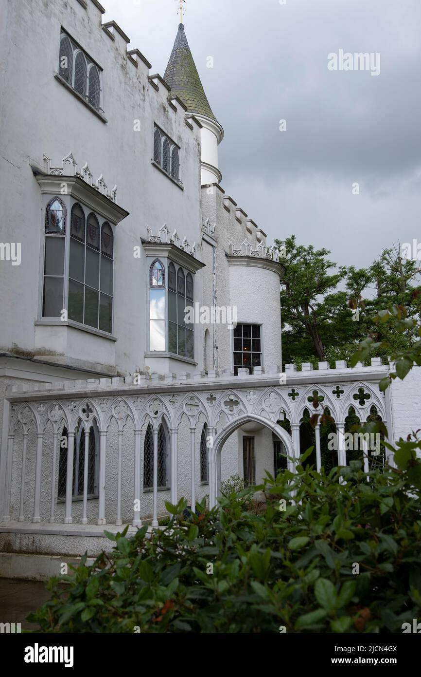 Amazing Strawberry hill Gothic style house,London,UK Stock Photo - Alamy