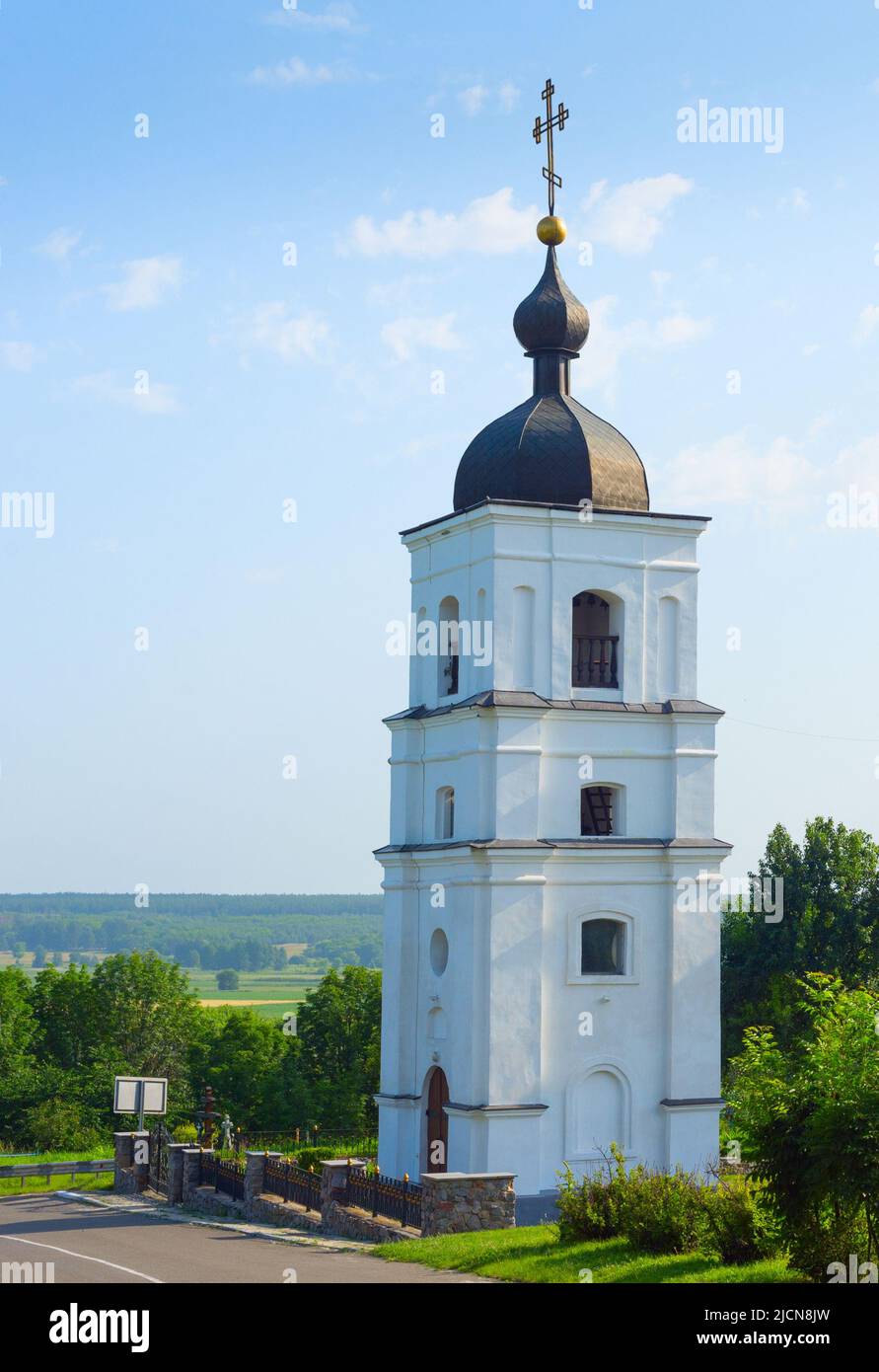 Illinska church in Subotiv village, Ukraine. Place of birth of famous Ukrainian hetman - Bohdan Khmelnytsky Stock Photo
